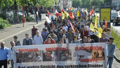 hamburgda gezi ve amed icin eylem