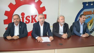 İzmirde emek ve Demokrasi Güçleri basın toplantısı