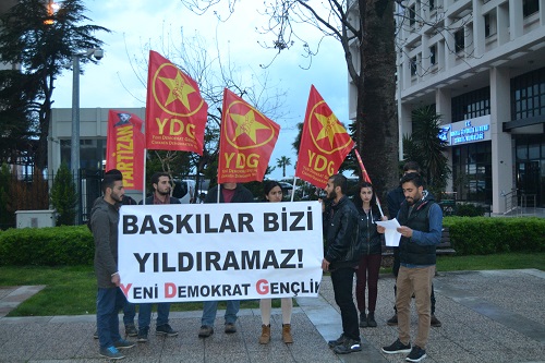 İzmir YDG basın açıklaması