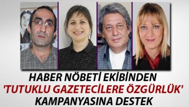 haber nobeti ekibinden 039tutuklu gazetecilere ozgurluk039 kampanyasina destek 198499