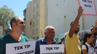 tek tip protesto