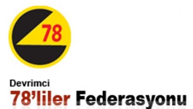 devrimci 78liler federasyonu açıklama yaptı